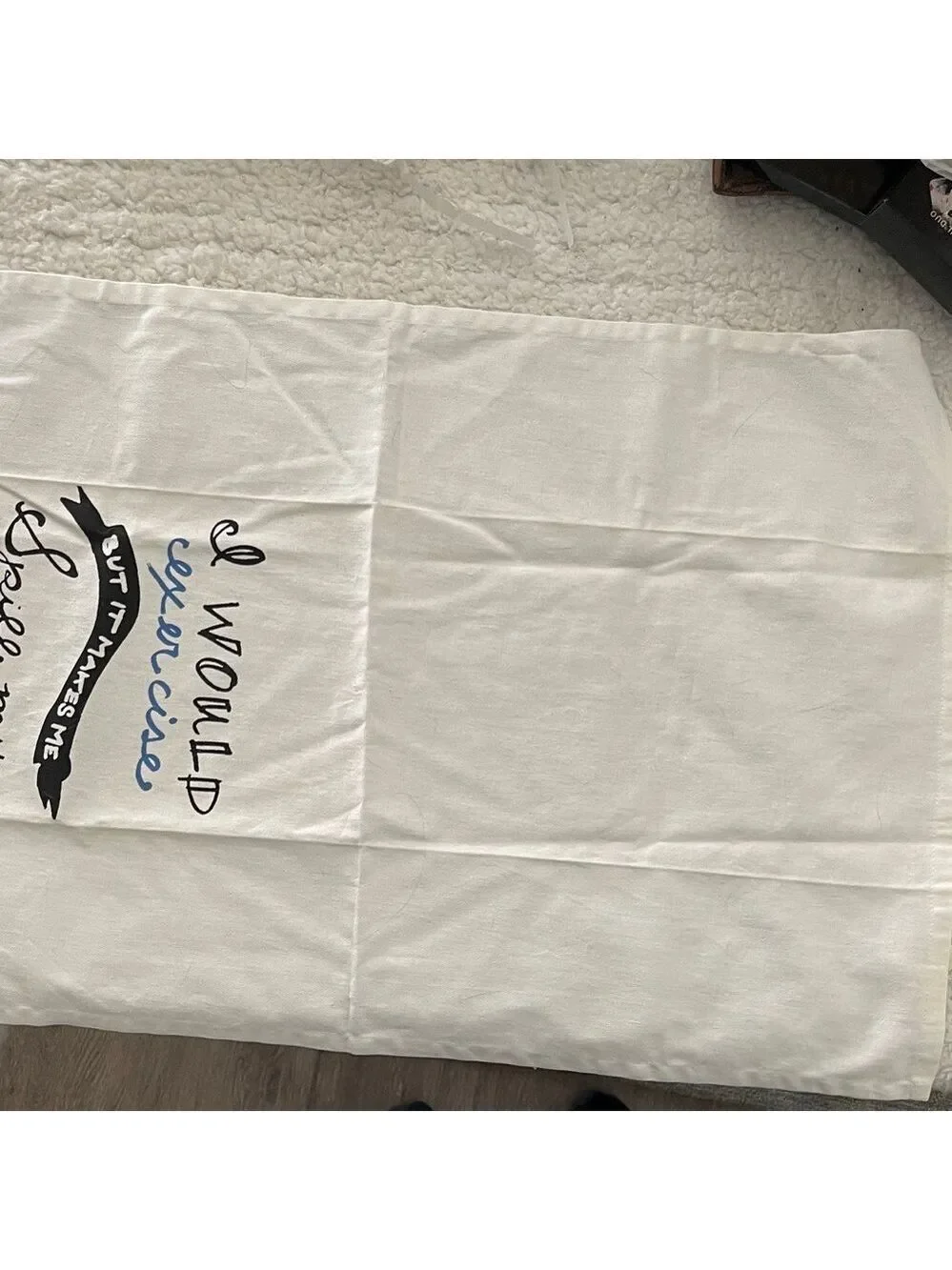Sonoma White and Black Kitchen Towel